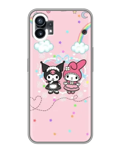 Чохол для Motorola Moto G36 з картинкою «My Melody та Kuromi» Чохол для Motorola Moto G36 з картинкою «My Melody та Kuromi»