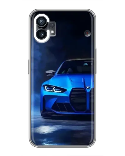 Чехол для Motorola Moto G36 с картинкой «Голубая BMW M4» Чехол для Motorola Moto G36 с картинкой «Голубая BMW M4»