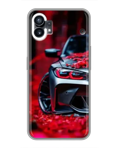 Чехол для Motorola Moto G36 с картинкой «Спортивная BMW и цветы» Чехол для Motorola Moto G36 с картинкой «Спортивная BMW и цветы»