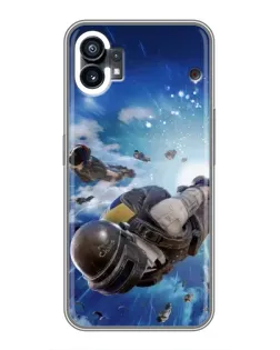 Чехол для Motorola Moto G36 с картинкой «Десант PUBG — прыжок»