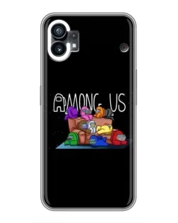 Чехол для Motorola Moto G36 с картинкой «Логотип Among Us» Чехол для Motorola Moto G36 с картинкой «Логотип Among Us»