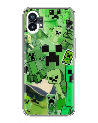Чохол для Motorola Moto G36 з картинкою «Кріпери Minecraft»