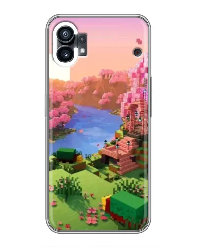 Чохол для Motorola Moto G36 з картинкою «Рожеве дерево Minecraft»