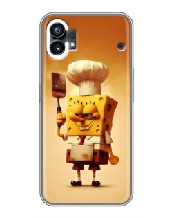 Чехол для Motorola Moto G36 с картинкой «Губка Боб повар»