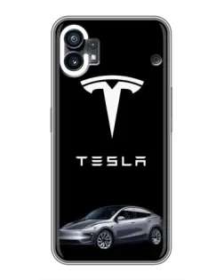 Чехол для Motorola Moto G36 с картинкой «Tesla Model Y»