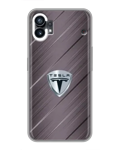 Чехол для Motorola Moto G36 с картинкой «Металлическая текстура Tesla»