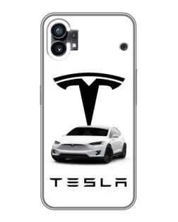 Чехол для Motorola Moto G36 с картинкой «Tesla White Style»