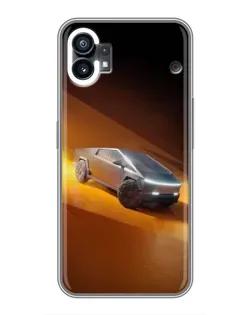 Чехол для Motorola Moto G36 с картинкой «Cybertruck в пустыне»