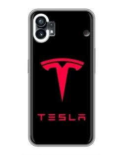 Чехол для Motorola Moto G36 с картинкой «Tesla Red Logo»