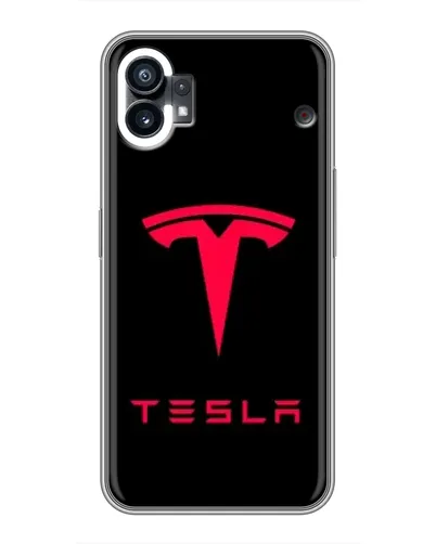 Чехол для Motorola Moto G36 с картинкой «Tesla Red Logo»