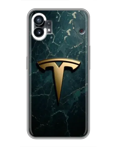 Чехол для Motorola Moto G36 с картинкой «Мраморная Tesla Gold»