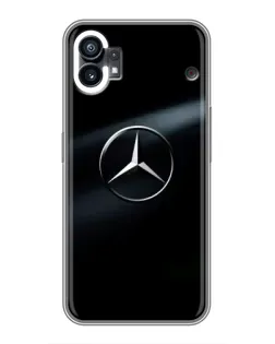 Чехол для Motorola Moto G36 с картинкой «Mercedes на металле»