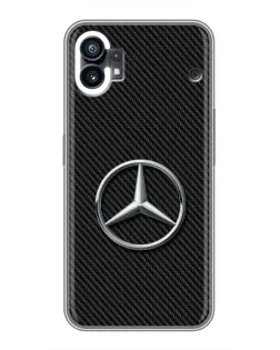 Чехол для Motorola Moto G36 с картинкой «Карбоновый Mercedes стиль»
