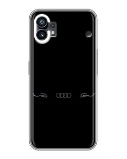 Чехол для Motorola Moto G36 с картинкой «Audi — световой подпись»