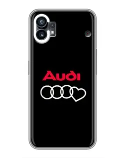 Чехол для Motorola Moto G36 с картинкой «Логотип Audi Heart»
