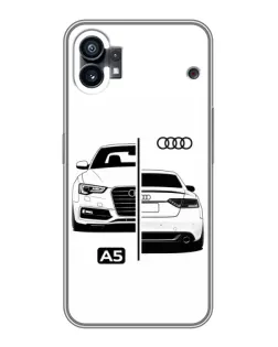 Чехол для Motorola Moto G36 с картинкой «Audi — контрастный дизайн»
