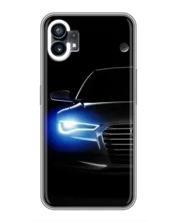 Чехол для Motorola Moto G36 с картинкой «Неоновый взгляд Audi»