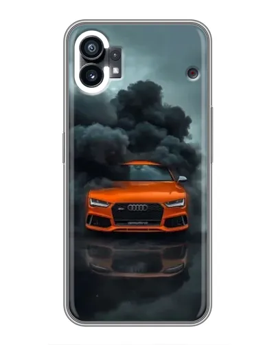 Чехол для Motorola Moto G36 с картинкой «Audi в облаках дыма»