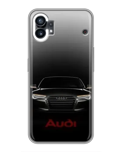 Чехол для Motorola Moto G36 с картинкой «Audi — градиентный контур»