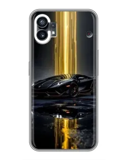 Чехол для Motorola Moto G36 с картинкой «Ночной Lamborghini драйв»