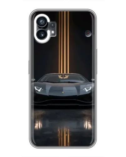 Чехол для Motorola Moto G36 с картинкой «Lamborghini золотые линии»