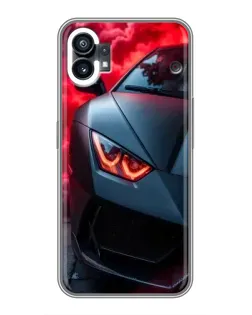 Чехол для Motorola Moto G36 с картинкой «Lamborghini красное сияние»