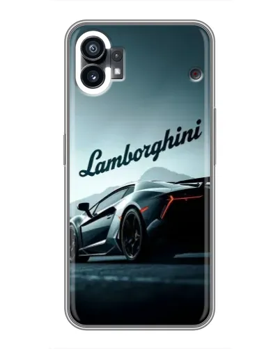 Чехол для Motorola Moto G36 с картинкой «Классическая надпись Lamborghini»