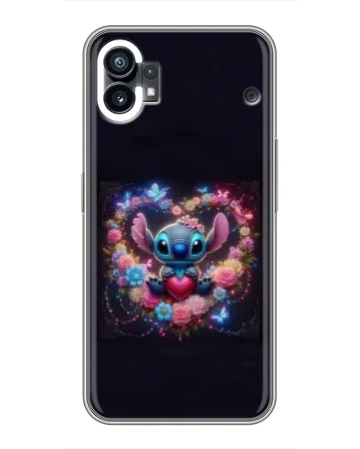 Чехол для Motorola Moto G36 с картинкой «Stitch в цветах»