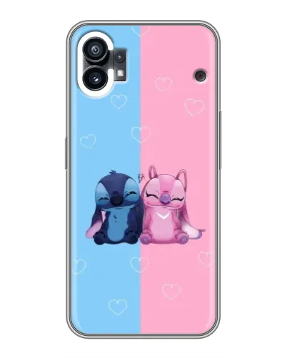 Чехол для Motorola Moto G36 с картинкой «Stitch и Angel Love»