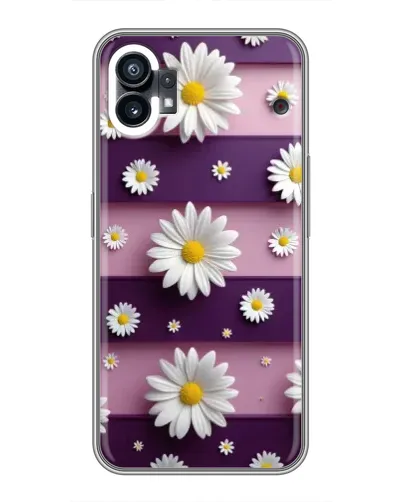 Чехол для Motorola Moto G36 с картинкой «Ромашки на фиолетовом» Чехол для Motorola Moto G36 с картинкой «Ромашки на фиолетовом»