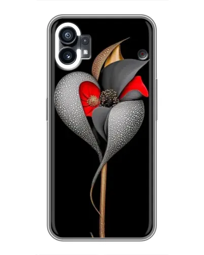 Чохол для Motorola Moto G36 з картинкою «Срібна фантазійна квітка» Чохол для Motorola Moto G36 з картинкою «Срібна фантазійна квітка»