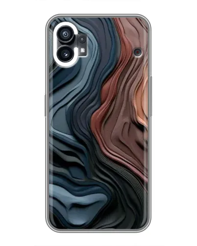 Чохол для Motorola Moto G36 з картинкою «Кольорові хвилі каньйону»