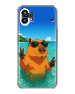Чехол для Motorola Moto G36 с картинкой «Морская капибара» Чехол для Motorola Moto G36 с картинкой «Морская капибара»