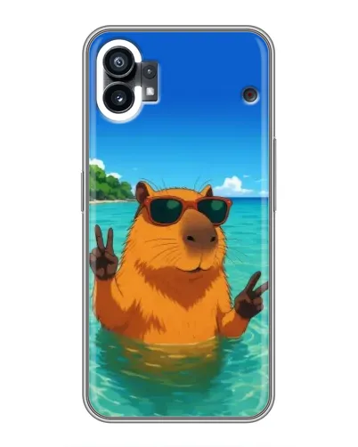 Чехол для Motorola Moto G36 с картинкой «Морская капибара»