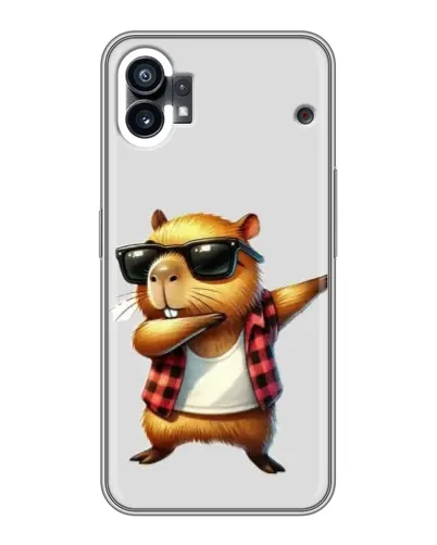 Чехол для Motorola Moto G36 с картинкой «Капибара рэпер даб»