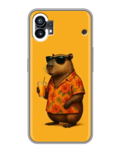 Чехол для Motorola Moto G36 с картинкой «Капибара на отдыхе»