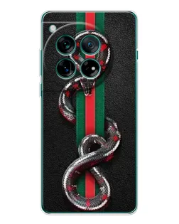 Чехол для Motorola Moto G37 с картинкой «Gucci — змея на полосе»