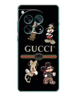 Чехол для Motorola Moto G37 с картинкой «Gucci — герои Disney и монограмма»