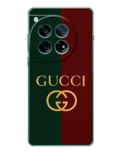 Чехол для Motorola Moto G37 с картинкой «Gucci — темно-зеленый градиент»