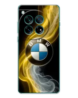 Чехол для Motorola Moto G37 с картинкой «Золотистый дым BMW»