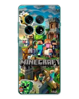 Чехол для Motorola Moto G37 с картинкой «Замок Minecraft»