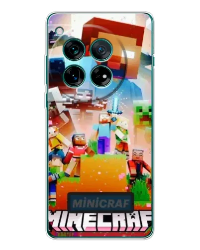 Чехол для Motorola Moto G37 с картинкой «Minecraft герои игры»