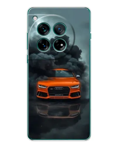 Чехол для Motorola Moto G37 с картинкой «Audi в облаках дыма»