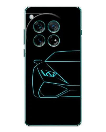 Чехол для Motorola Moto G37 с картинкой «Голубой силуэт Lamborghini» Чехол для Motorola Moto G37 с картинкой «Голубой силуэт Lamborghini»