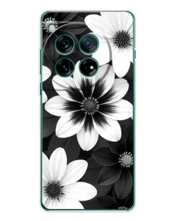 Чехол для Motorola Moto G37 с картинкой «Монохромные астры»