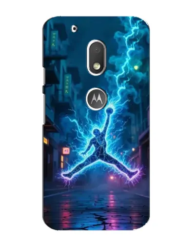 Чохол для Motorola MOTO G4 Play з картинкою «Jordan Gold Jumpman»