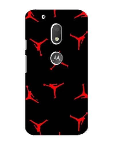 Чохол для Motorola MOTO G4 Play з картинкою «Jordan Red Pattern»