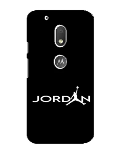 Чохол для Motorola MOTO G4 Play з картинкою «Jordan White Logo»