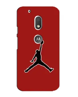 Чохол для Motorola MOTO G4 Play з картинкою «Jordan Red Back»