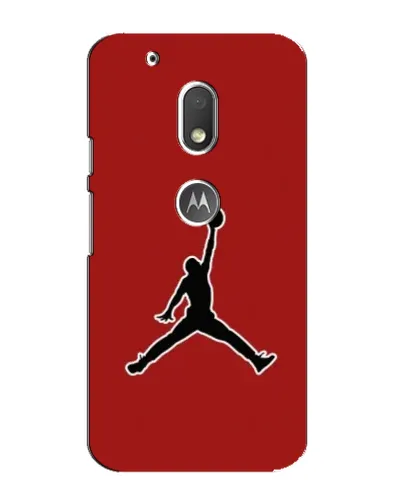 Чохол для Motorola MOTO G4 Play з картинкою «Jordan Red Back»